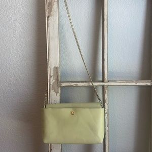 Zara Trafaluc Mint Green Gold Crossbody Purse
